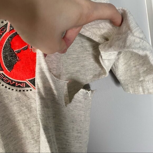 Public Image Vintage 1990 Tshirt FLAWED RIPPED - Picture 5 of 6